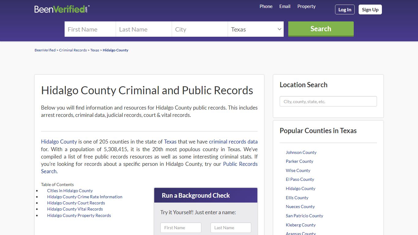 Hidalgo County Arrest Records in TX - Court & Criminal ...